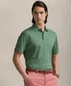 Polo Ralph Lauren Custom Slim Fit Mesh Polo Shirt In Green