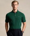 Polo Ralph Lauren Logo-embroidered Cotton Polo Shirt In Green