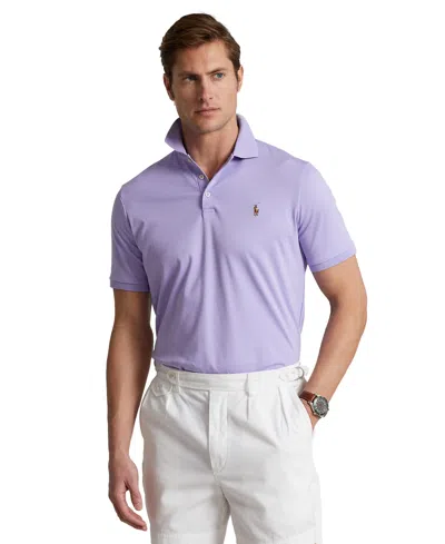 Polo Ralph Lauren Men's Classic Fit Soft Cotton Polo In Purple