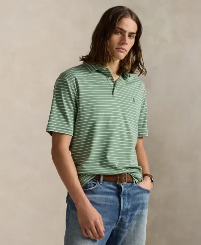 Polo Ralph Lauren Men's Classic-fit Soft Cotton Polo Shirt In Gray