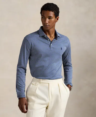 Polo Ralph Lauren Men's Classic-fit Soft Cotton Polo Shirt In Blue