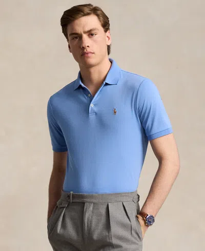 Polo Ralph Lauren Men's Classic-fit Soft Cotton Polo Shirt In Campus Blue