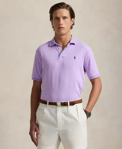 Polo Ralph Lauren Men's Classic-fit Soft Cotton Polo Shirt In Purple