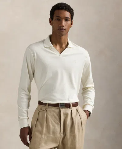 Polo Ralph Lauren Men's Classic-fit Soft Cotton Polo Shirt In White