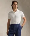 Polo Ralph Lauren Mesh-knit Cotton Quarter-zip Sweater In White