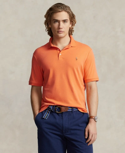 Polo Ralph Lauren Men's Classic Fit Soft Cotton Polo In Summer Coral
