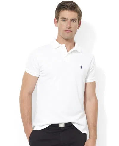 Polo Ralph Lauren Men's Classic Fit Soft Cotton Polo In White