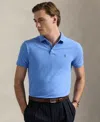 Polo Ralph Lauren Polo Pony-embroidered Cotton Polo Shirt In Blue