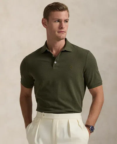 Polo Ralph Lauren Classic Fit Soft Cotton Polo Shirt In Srv Grn Ht