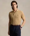 Polo Ralph Lauren Classic Fit Soft Touch Cotton Polo Shirt In Camel