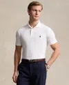 Polo Ralph Lauren Custom Slim Fit Mesh Polo In White