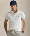 Polo Ralph Lauren Cotton Mesh Polo Shirt In White,white
