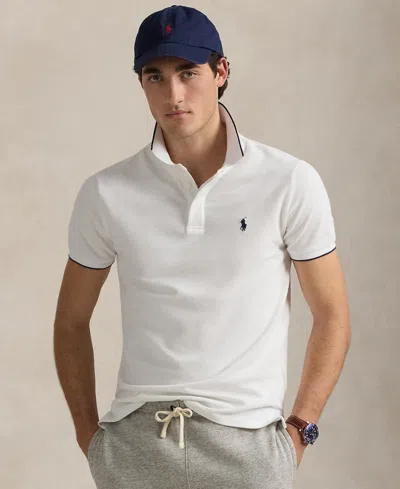 POLO RALPH LAUREN MEN'S CLASSIC-FIT STRETCH OXFORD MESH POLO
