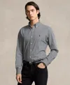Polo Ralph Lauren Men's Classic-fit Stretch Poplin Shirt In Gray