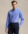 Polo Ralph Lauren Cotton Poplin Classic Fit Button Down Shirt In Blue