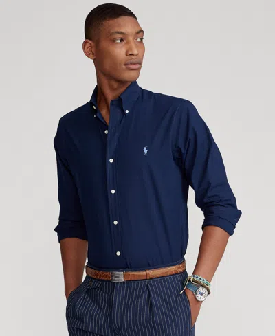 POLO RALPH LAUREN MEN'S CLASSIC-FIT STRETCH POPLIN SHIRT