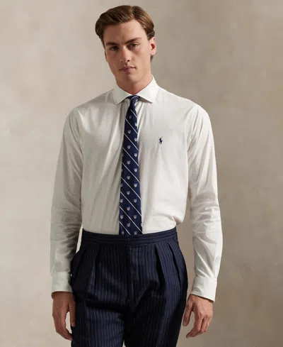 Polo Ralph Lauren Men's Classic-fit Stretch Poplin Shirt In White