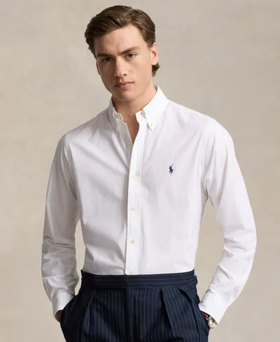 POLO RALPH LAUREN MEN'S CLASSIC-FIT STRETCH POPLIN SHIRT