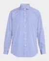 Polo Ralph Lauren Men's Classic Fit Stripe Poplin Sport Shirt In Blue
