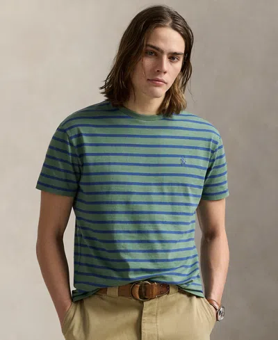 POLO RALPH LAUREN MEN'S CLASSIC-FIT STRIPED COTTON JERSEY T-SHIRT