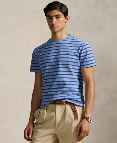 POLO RALPH LAUREN MEN'S CLASSIC-FIT STRIPED COTTON JERSEY T-SHIRT