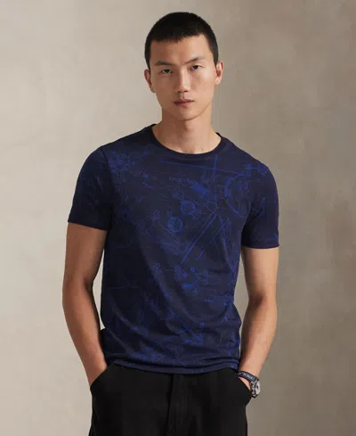 Polo Ralph Lauren Men's Classic-fit Striped Cotton Jersey T-shirt In Blue