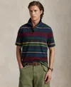 Polo Ralph Lauren Classic Fit Stripe Cotton Piqué Polo In Multi