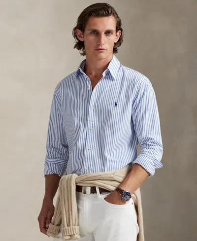 Polo Ralph Lauren Men's Classic-fit Striped Poplin Shirt In Multi