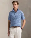 Polo Ralph Lauren Men's Classic-fit Striped Soft Cotton Polo In Blue
