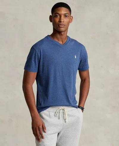 Polo Ralph Lauren Men's Classic-fit V Neck T-shirt In Blue