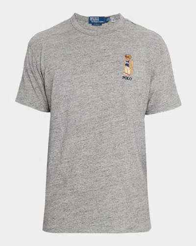 POLO RALPH LAUREN MEN'S CLASSIC POLO BEAR SLUB JERSEY T-SHIRT