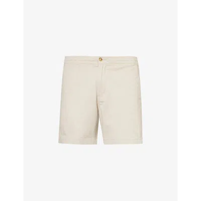 POLO RALPH LAUREN POLO RALPH LAUREN MEN'S CLASSIC STONE CLASSIC-FIT BRUSHED-TWILL STRETCH-COTTON SHORTS