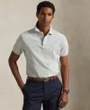 Polo Ralph Lauren Men's Classic Stretch Oxford Mesh Polo Shirt In Metallic