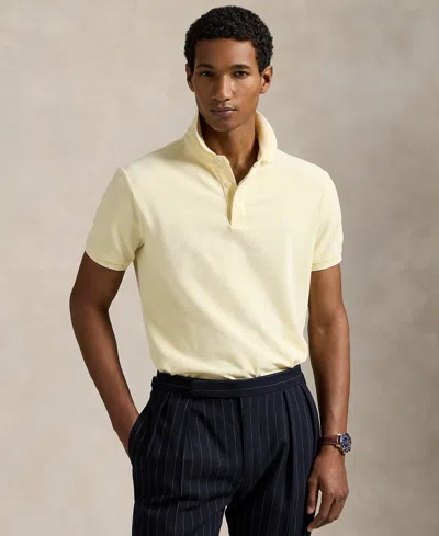 Polo Ralph Lauren Men's Classic Stretch Oxford Mesh Polo Shirt In Neutral