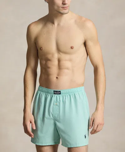 Polo Ralph Lauren Men's Classic Woven Boxer Briefs In Tanner Mini Houndstooth,cruise Navy