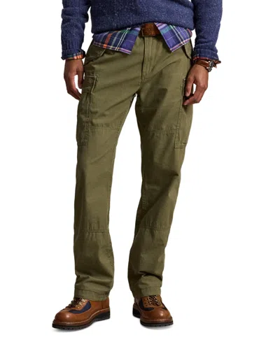 Polo Ralph Lauren Men's Classic-fit Canvas Cargo Pants In Gray