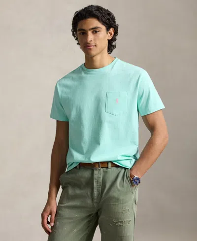 Polo Ralph Lauren Men's Classic-fit Jersey Pocket T-shirt In Green
