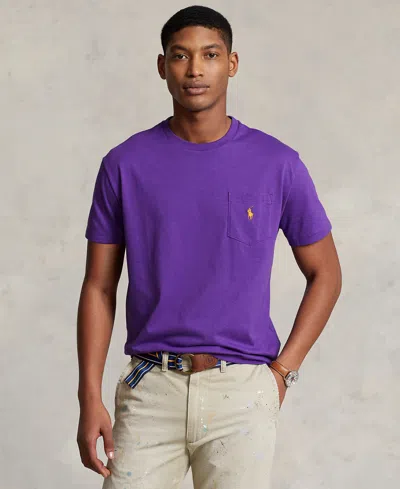 Polo Ralph Lauren Men's Classic-fit Jersey Pocket T-shirt In Animal Print