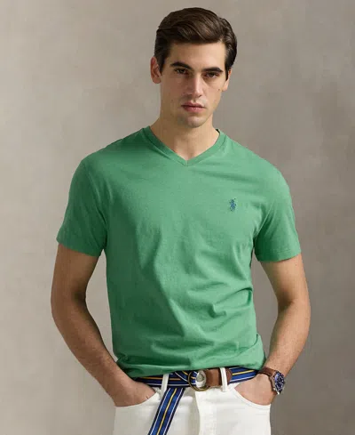 Polo Ralph Lauren Men's Classic-fit V Neck T-shirt In Green