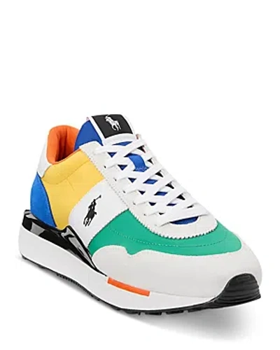Polo Ralph Lauren Men's Color Blocked Sneakers In Assym