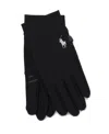 Polo Ralph Lauren Black Commuter Gloves In Black