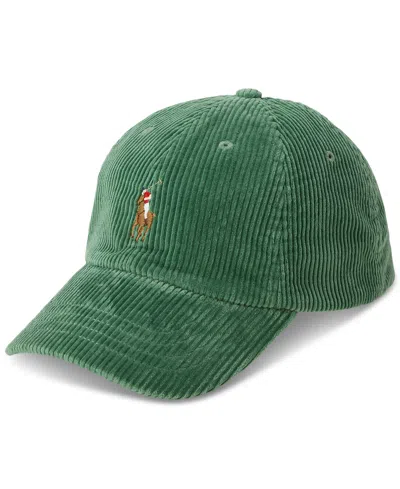 Polo Ralph Lauren Men's Corduroy Ball Cap In Green