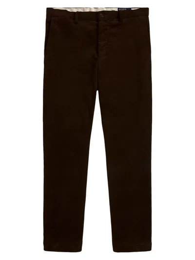 Polo Ralph Lauren Men's Corduroy Straight-leg Pants In Brown