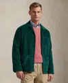 Polo Ralph Lauren Men's Corduroy Utility Long Sleeve Overshirt In Green