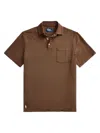 Polo Ralph Lauren Men's Cotton-blend Polo Shirt In Chocolate Mousse