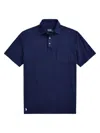 Polo Ralph Lauren Men's Cotton-blend Polo Shirt In Newport Navy