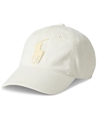 Polo Ralph Lauren Men's Cotton Garment-dyed Chino Ball Cap In Cream