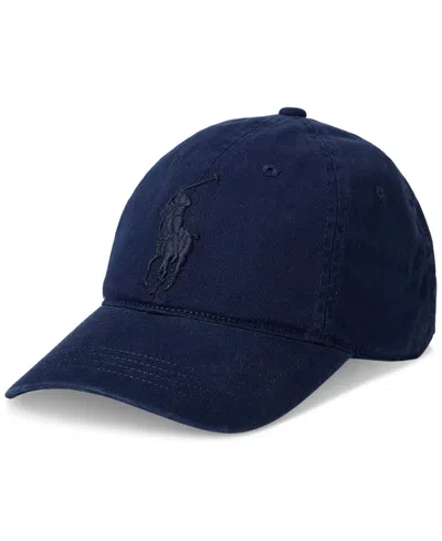 Polo Ralph Lauren Men's Cotton Garment-dyed Chino Ball Cap In Navy