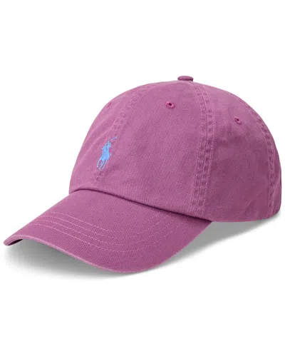 Polo Ralph Lauren Men's Cotton Chino Baseball Cap In Tea Rose
