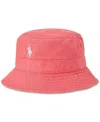 Polo Ralph Lauren Men's Cotton Chino Bucket Hat In Pale Red